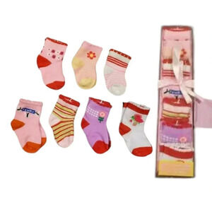 7 Day Baby Socks Gift Set 4